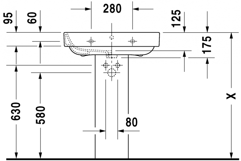 Раковина Duravit Happy D.2 65х49,5 231665 ФОТО