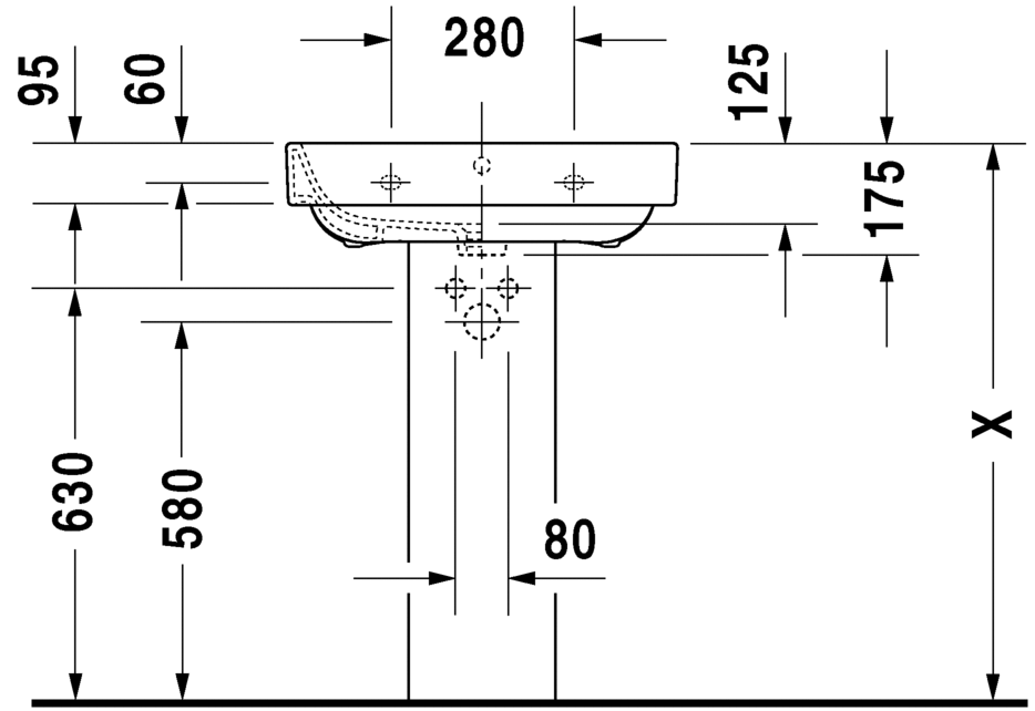 Раковина Duravit Happy D.2 60х47,5 231660 ФОТО