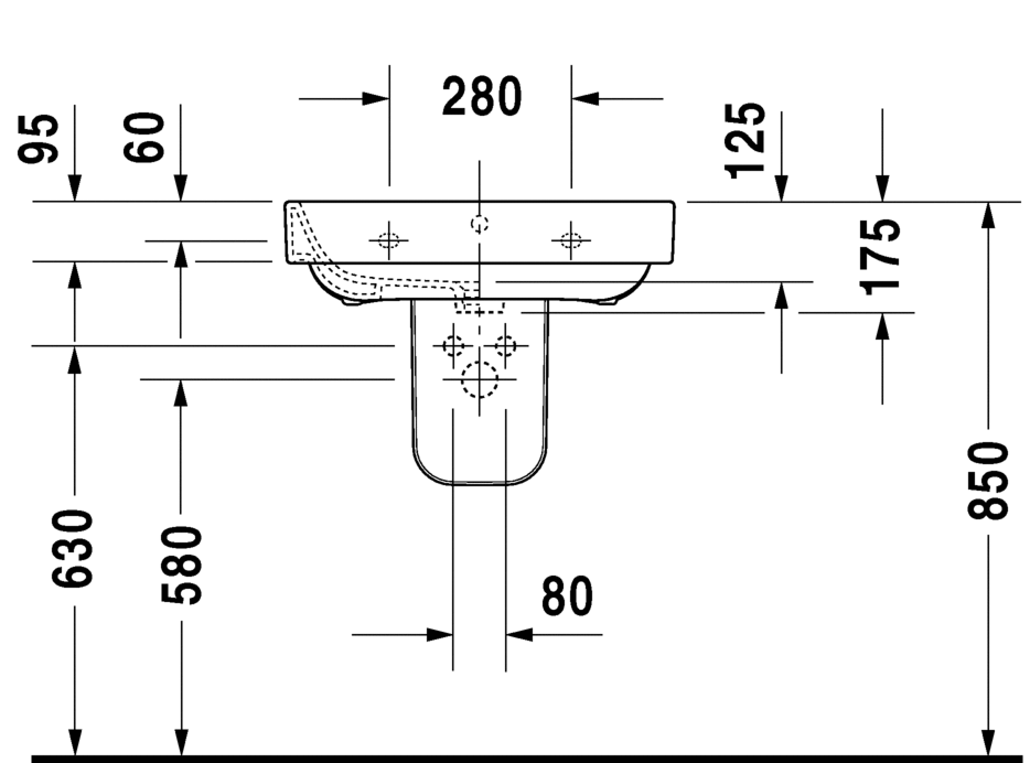 Раковина Duravit Happy D.2 60х47,5 231660 ФОТО