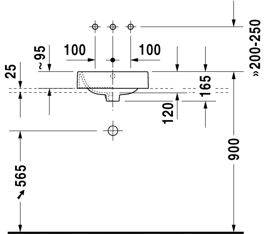 Раковина Duravit Happy D.2 40х40 231440 ФОТО