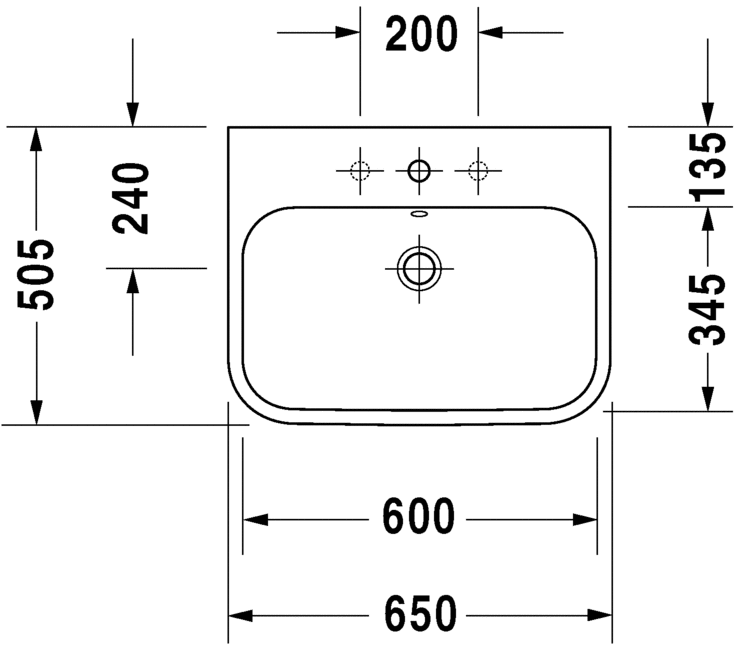 Раковина Duravit Happy D.2 65х50,5 231865 ФОТО