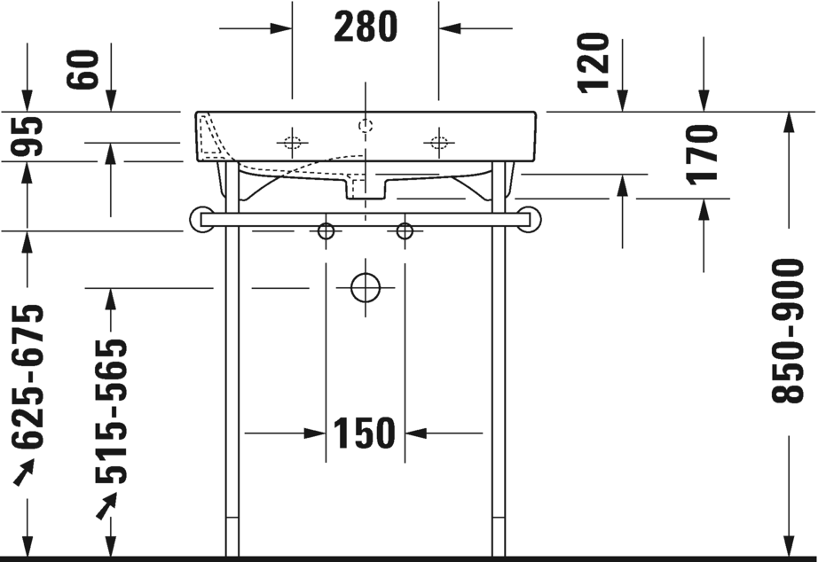 Раковина Duravit Happy D.2 65х50,5 231865 ФОТО