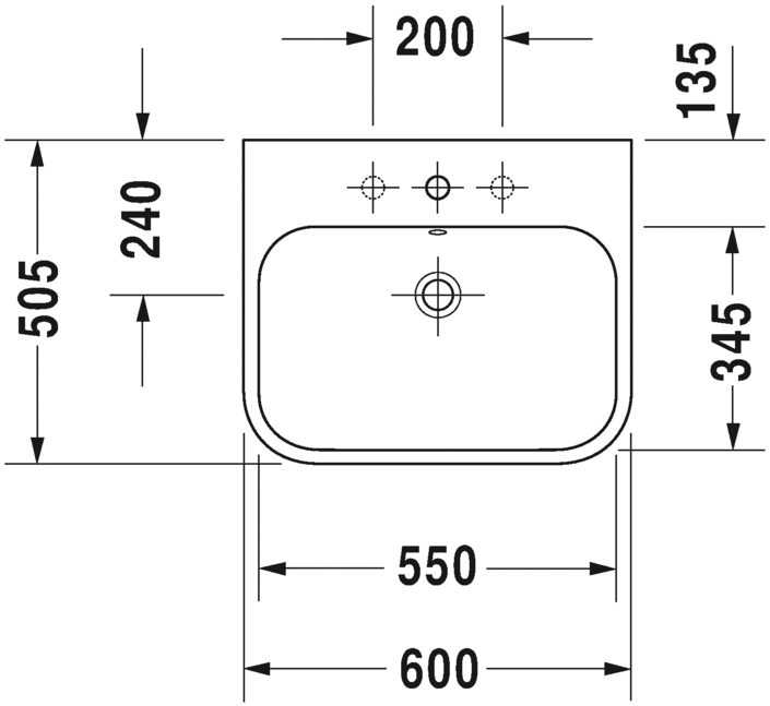 Раковина Duravit Happy D.2 60х50,5 231860 ФОТО