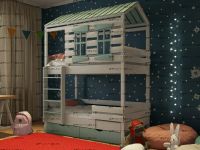 Кровать двухъярусная Теремок Felicia №14