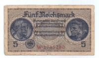 5 рейхсмарок 1939-1945 г. Германия для оккупированных территорий