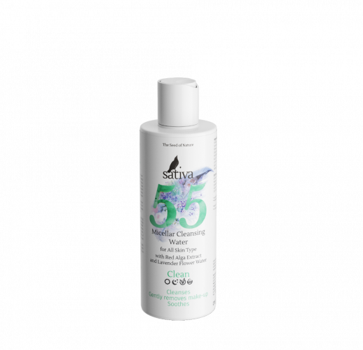 Sativa №55 Мицеллярная вода для очищения лица и снятия макияжа 150 мл