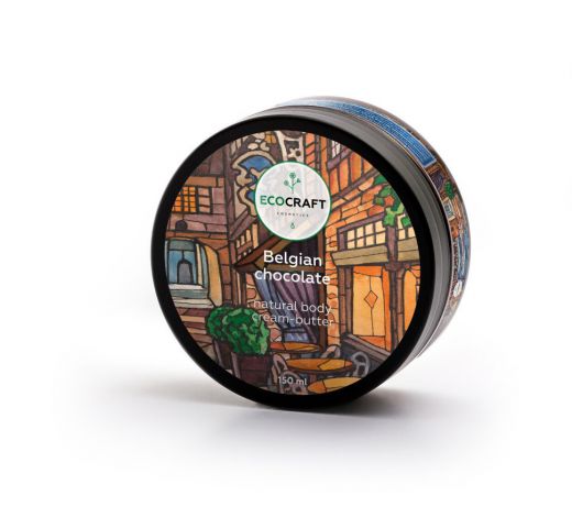 Ecocraft - Натуральное крем-масло для тела "Belgian chocolate" Бельгийский шоколад 150 мл