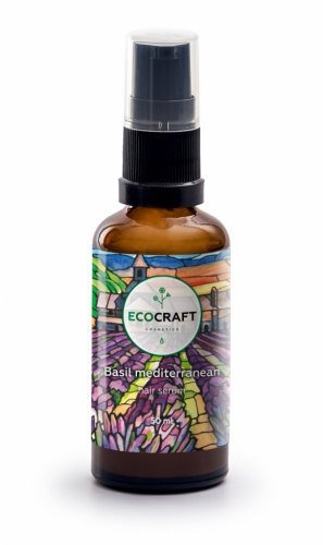 Ecocraft - Сыворотка (серум) для ослабленных и секущихся волос "Basil mediterrenian" Базилик средиземноморский (несмываемая) 50 мл