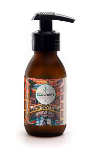 Ecocraft - Гидрофильное масло для сухой и чувствительной кожи "Red gold of Italy" Красное золото Италии 100 мл