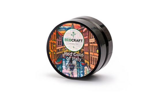 Ecocraft - Маска для лица мультикорректирующая с лифтинг-эффектом "Red gold of Italy" Красное золото Италии 60 мл