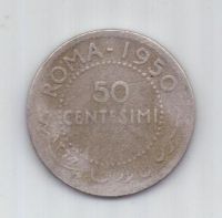 50 чентезимо 1950 г. Сомали