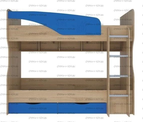 Кровать двухъярусная Британика КР-404, 90