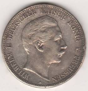 5 марок 1908 г. Германия
