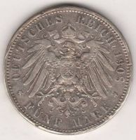 5 марок 1908 г. Германия