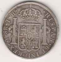 8 реалов 1804 г. Испанская Мексика