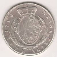 1 талер 1798 г. Саксония
