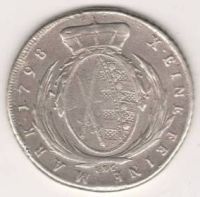 1 талер 1798 г. Саксония