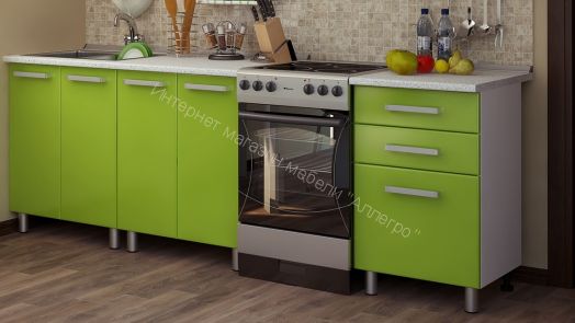 Кухонный гарнитур "Яблоко" 1,8 м