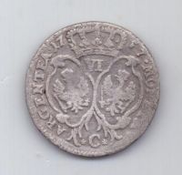 6 грошей 1757 года Русско - Прусская война