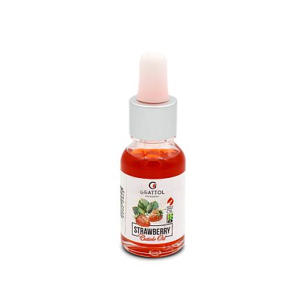 МАСЛО ДЛЯ КУТИКУЛЫ GRATTOL СUTICLE ОIL STRAWBERRY 15 ML