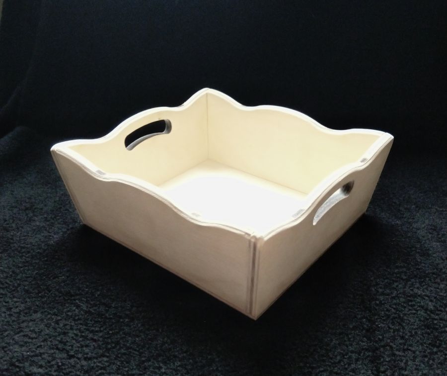 Конфетница ажурная с ручками. 13*14 см