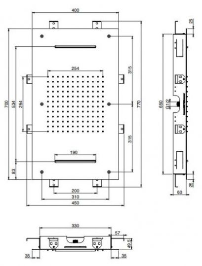 Тропический душ Fima - carlo frattini Wellness F2903 70х40 ФОТО