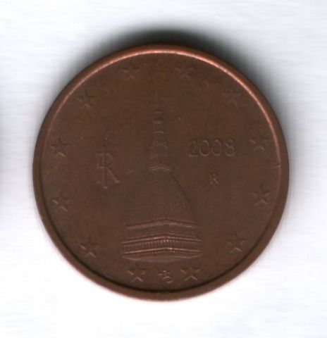 2 евроцента 2008 года Италия