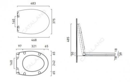 Catalano сиденье для унитаза 5V57STF000 ФОТО