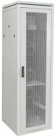 ITK Шкаф сетевой 19" LINEA N 42U 600х800 мм перфорированная передняя дверь серый