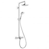 Душевая стойка с изливом Hansgrohe Croma Select S Showerpipe 180 2jet 27351400 схема 1