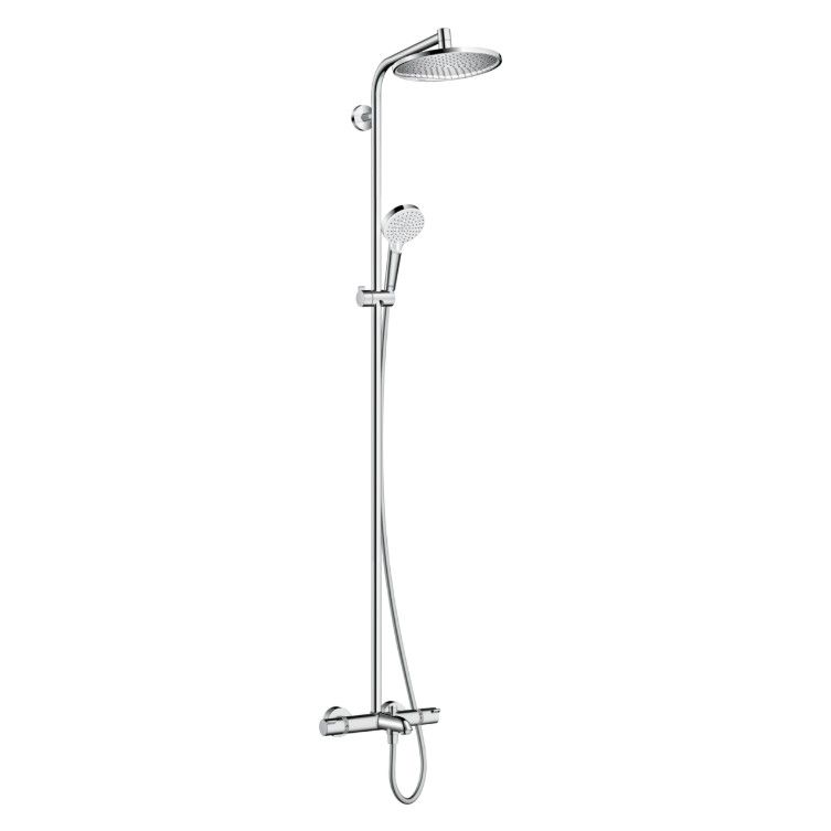 Душевая стойка с изливом Hansgrohe Crometta S Showerpipe 240 1jet 27320000