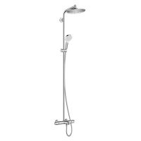 Душевая стойка с изливом Hansgrohe Crometta S Showerpipe 240 1jet 27320000 схема 2