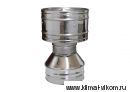 Оголовок-дефлектор ф 130х200, AISI 439/Оц, 0,5мм/0,5мм, (К)