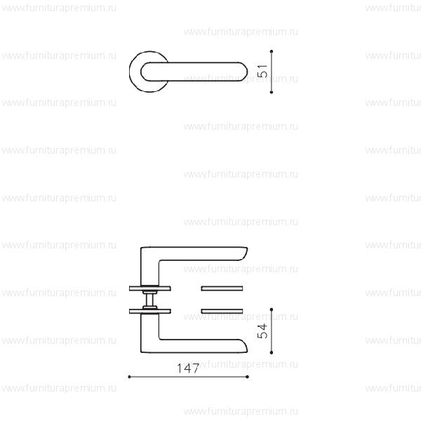 Ручка Olivari Icona  Black M254B