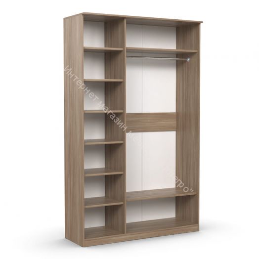 Шкаф "Дуэт Люкс" 3-х створчатый без зеркала