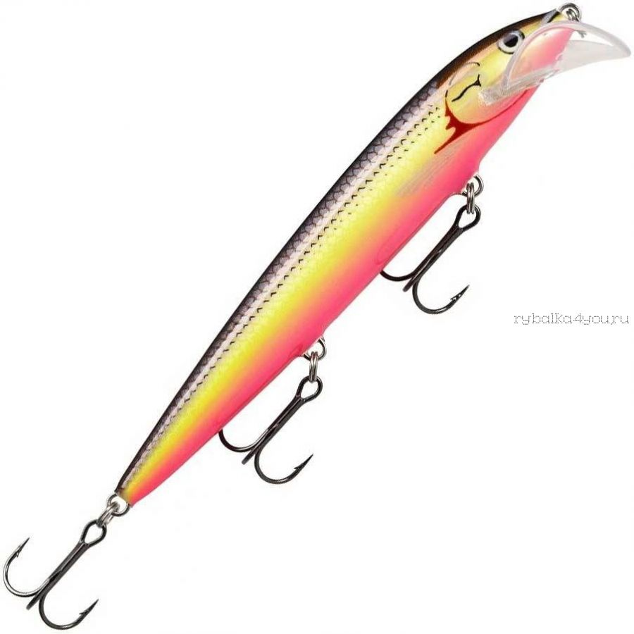 Воблер Rapala Scatter Rap Husky SCRH13 130 мм / 12 гр / Заглубление: 2,4 - 3 м / цвет: YSH