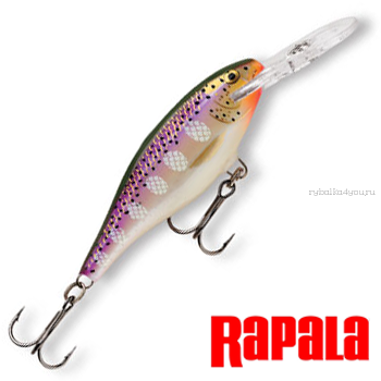 Воблер RapaIa Shad Rap SR09 90 мм / 15 гр / Заглубление: 2,4 - 4,5 м / цвет: PD