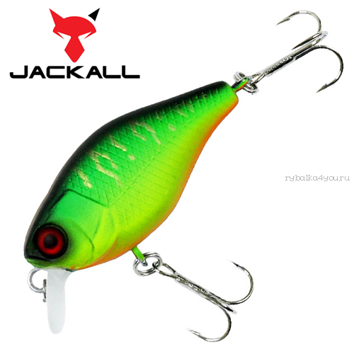 Воблер Jackall Chubby 38мм / 4,2 гр / Заглубление: 0,6 - 1 м / цвет: matt tiger