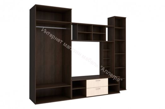 Стенка "Милан" СТЛ.248.00 (Дуб феррара/Дуб кремона)