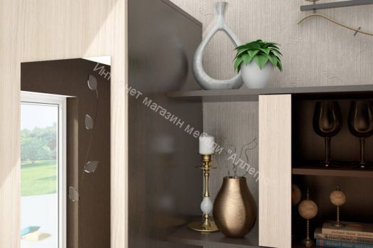 Стенка "Милан" СТЛ.248.00 (Дуб феррара/Дуб кремона)