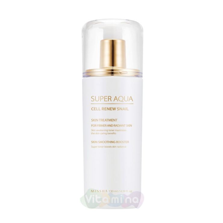 Missha Улиточная регенерирующая эмульсия для лица Super Aqua Cell Renew Snail Essential Moisturizer, 130 мл
