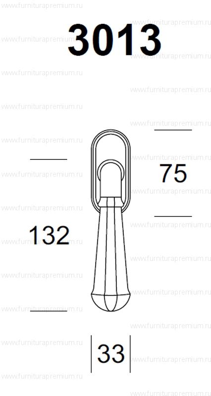 Оконная ручка Salice Paolo Sforza 3013 DK