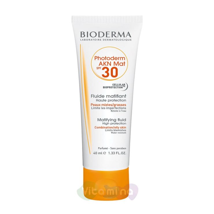 Bioderma PhotoDerm AKN Матирующая Эмульсия Биодерма Фотодерм, 40 мл