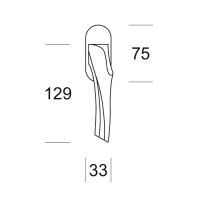 Оконная ручка Salice Paolo Anatomica 4873/BIS DK. схема