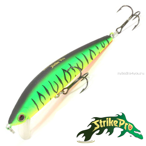 Воблер Strike Pro Euro Minnow JL-108L 90 мм / 11,2 гр / Заглубление: 0,6 - 1,2 м / цвет: GC01S