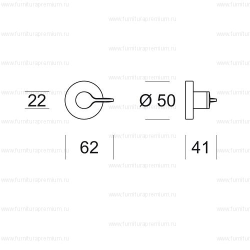Фиксатор Salice Paolo Spoon 5208