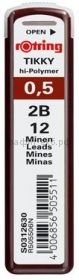 Грифели 0.5мм 2В Rotring S0312630