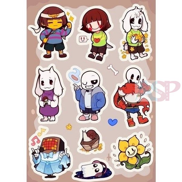 Стикеры Undertale