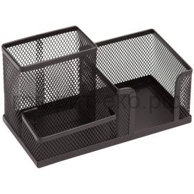 Подставка настольная Berlingo Steel&Style 3 секции металл черный BMs_41302