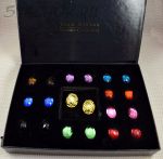 Серьги с 10 сменными камнями (Joan Rivers, США)